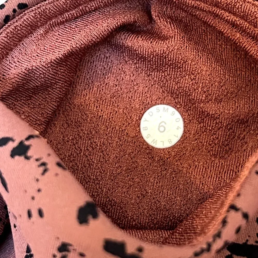 LULULEMON To The Beat Tight X SOULCYCLE 2 Tempo Splatter Adobe Dust size 6